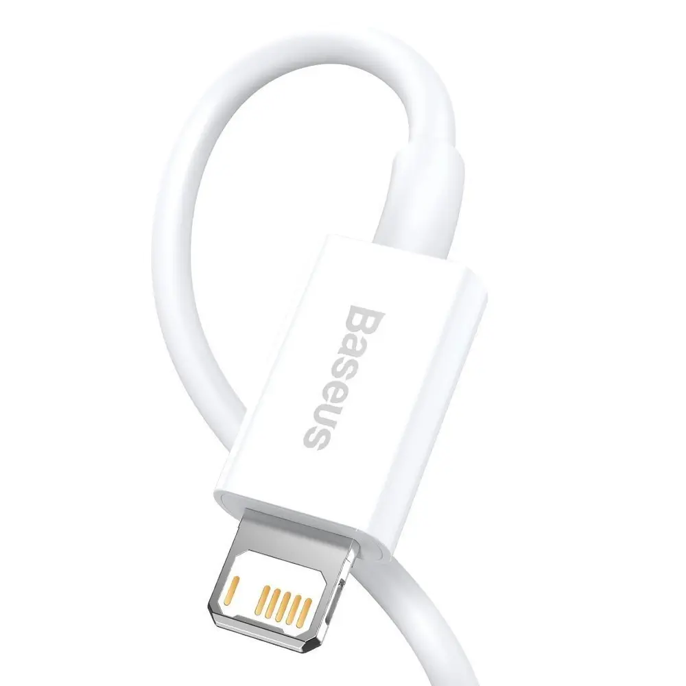 "Baseus Superior" USB - "Lightning" laidas 2,4A 1 m, baltas ( baltas)