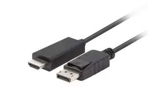 LANBERG kabelis DisplayPort M v1.1->HDMI M 1 m juodas