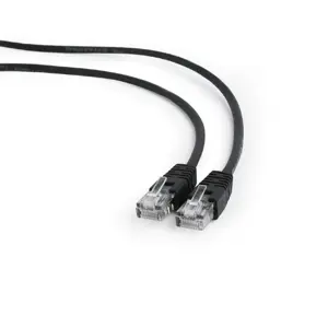 GEMBIRD PP12-1M/BK Gembird sujungimo kabelis RJ45, cat.5e, UTP, 1 m, juodas