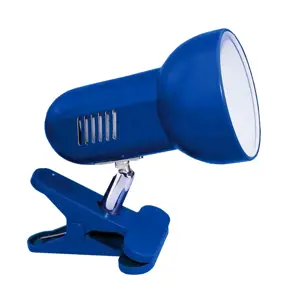 Activejet Prisegama stalinė lempa, mėlyna, metalinė, E27 sriegis
