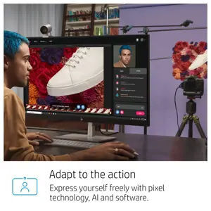 HP 950 4K interneto kamera, "Full HD", 30 kadrų per sekundę, 1x, automatinė, automatinė, USB 3.2 Gen 1 (3.1 Gen 1)