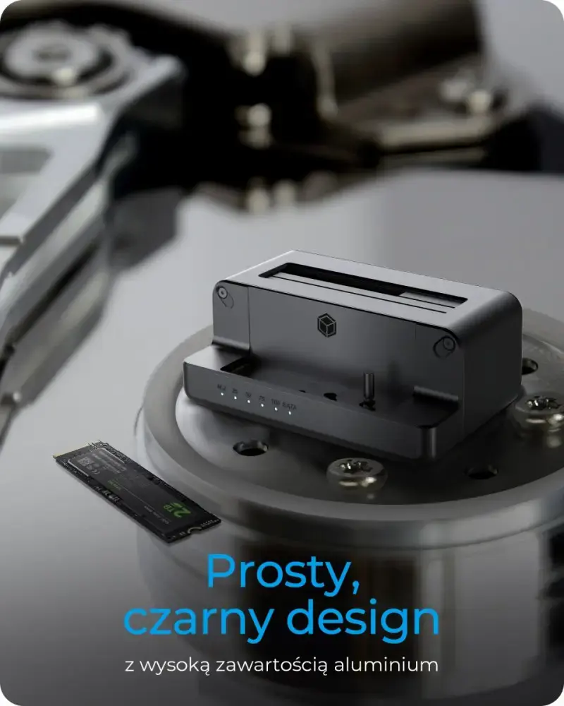 "Raidsonic Icy Box" IB-2914MSCL-C31 M.2 NVMe SSD ir 2,5'' / 3,5'' SATA SSD / HDD prijungimo ir klonavimo stotelė