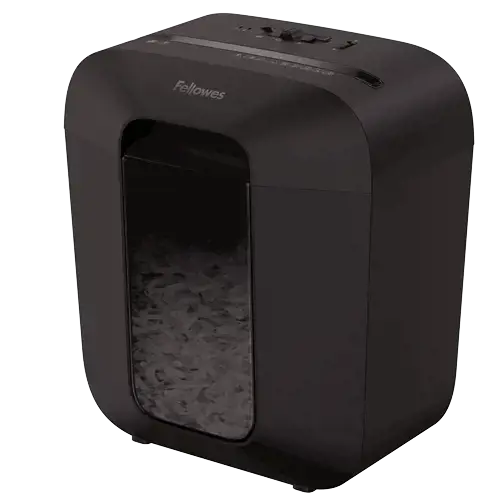 "Fellowes Powershred LX25", smulkinimas dalelėmis, 4x37 mm, 11,5 l, 2000 mm/min, 6 lapai, P-4