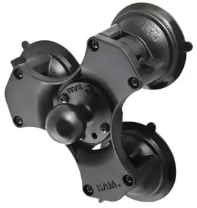 RAM Mounts Twist-Lock Triple Suction Cup Ball Base
