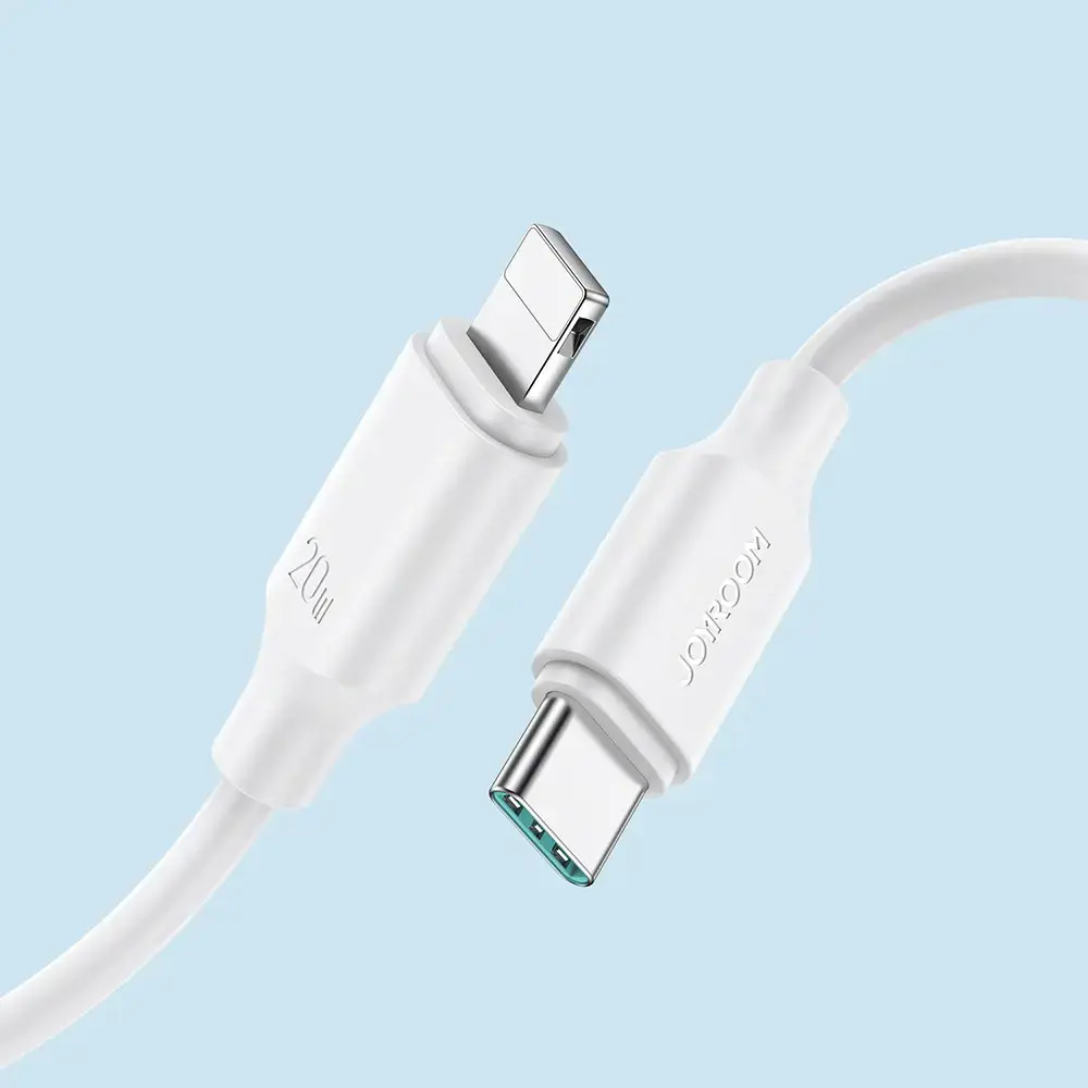 Joyroom USB-C cable - Lightning 480Mb | s 20W 1m white (S-CL020A9)