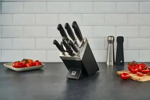 ZWILLING Four Star virtuvinių peilių rinkinys 35145-007-0 7 dalių juodas