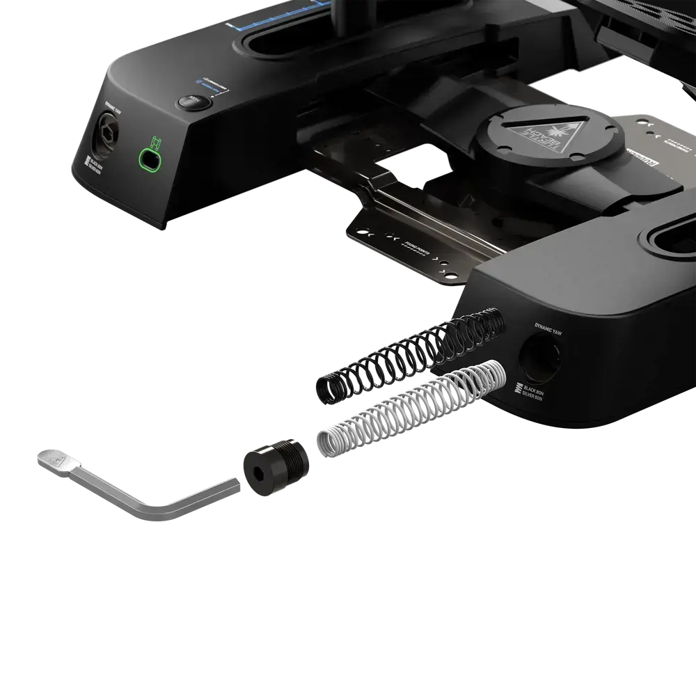 Turtle Beach VelocityOne Rudder, Pedals, PC, Xbox, Xbox One, Xbox Series S, Xbox Series X, Mode button, Wired, USB, Black