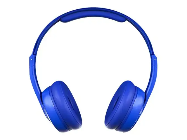 "Skullcandy" belaidės ausinės Cassette Wireless/Wired, On-Ear, mikrofonas, 3,5 mm, "Bluetooth", mėlynos spalvos