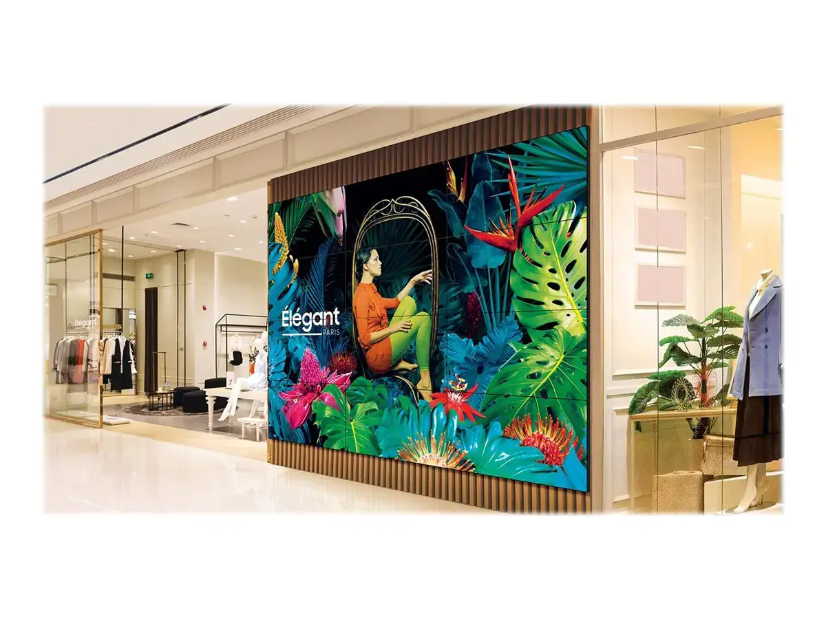 "Samsung VM55B-U", 0,63 x 0,63 mm, 500 cd/m², 139,7 cm (55"), 1920 x 1080 taškų, "Full HD", IPS