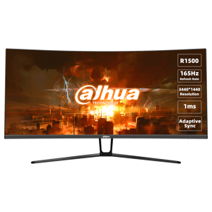 Dahua Technology LM34-E330C, 86.4 cm (34"), 3440 x 1440 pixels, UltraWide Quad HD, LCD, 1 ms, Black…