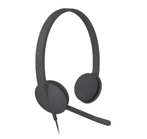Ausinės Logitech H340 USB (981-000475), juodos