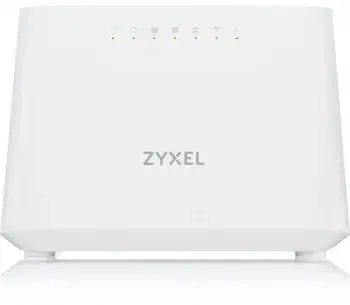 Zyxel DX3301-T0, "Wi-Fi 6" (802.11ax), dviejų dažnių (2,4 GHz / 5 GHz), Ethernet LAN, ADSL, baltas, stalinis maršrutizatorius