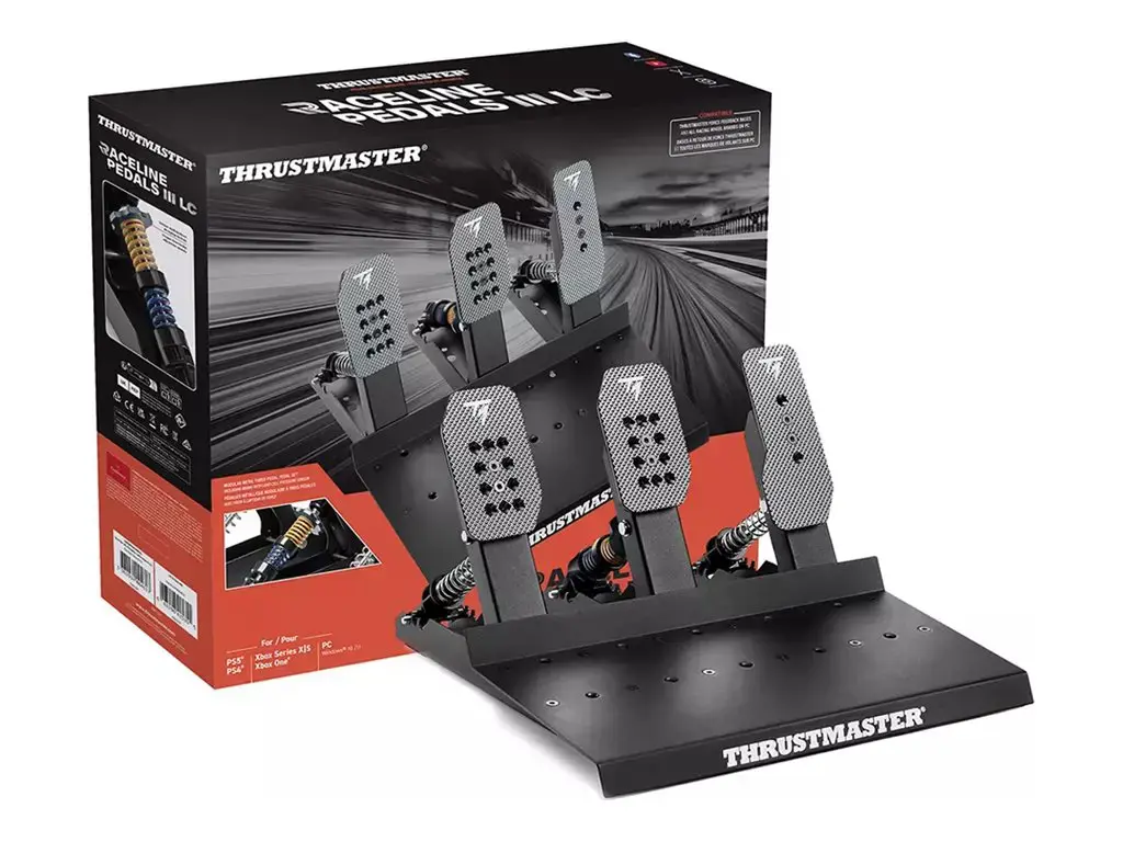 Raceline Pedals III LC WW | Thrustmaster Black