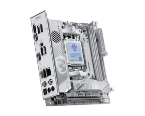 MSI MPG X870I EDGE TI EVO WIFI | Processor family AMD | Processor socket AM5 | DDR5 | Supported hard disk drive interfaces SATA, M.2 | Number of SATA connectors 2