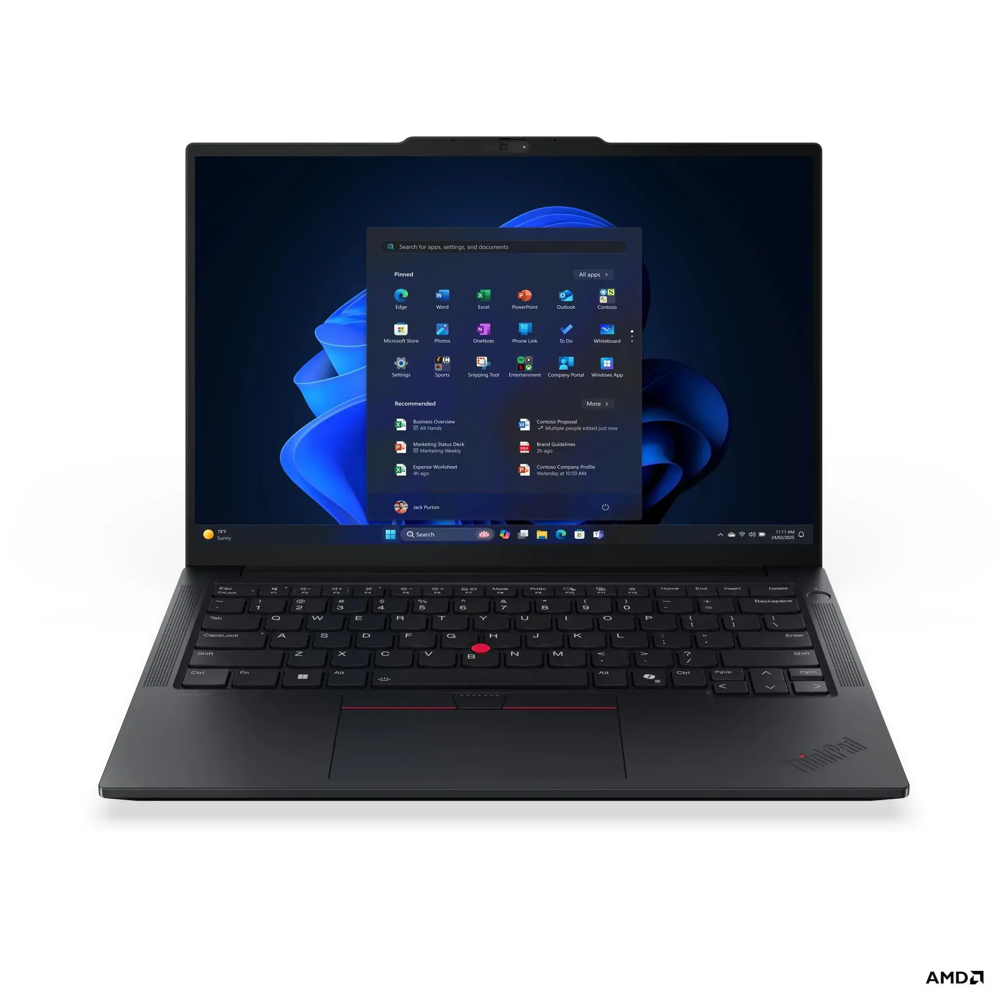 Nešiojamas kompiuteris Lenovo ThinkPad E14 G7 AMD, AMD Ryzen 7 250 (Max. 5.10GHz, 16M, 8C), 512 GB, 14 Coliai, Windows 11 Pro
