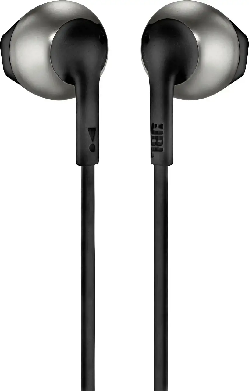 JBL ausinės T205, juodos spalvos