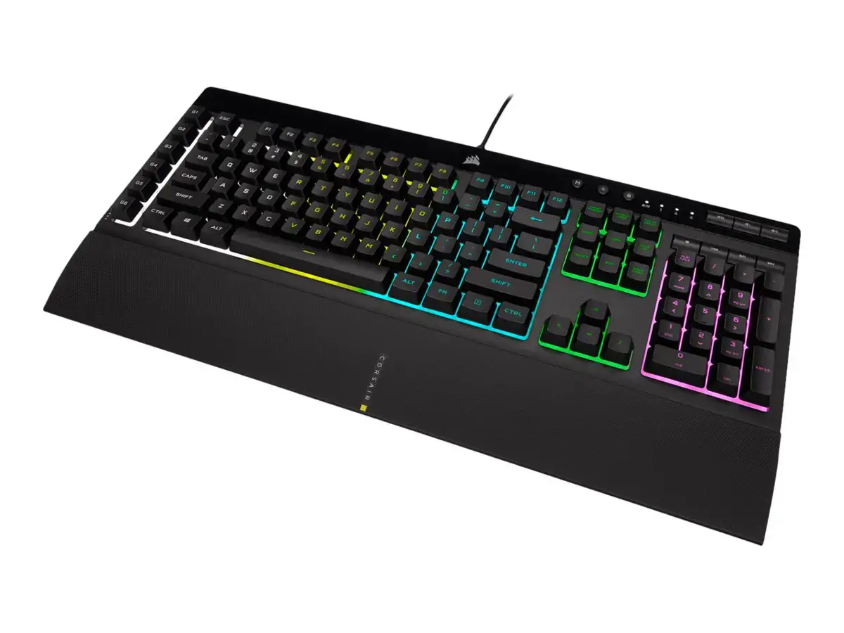 CORSAIR K55 RGB PRO žaidimų klaviatūra su foniniu RGB LED apšvietimu