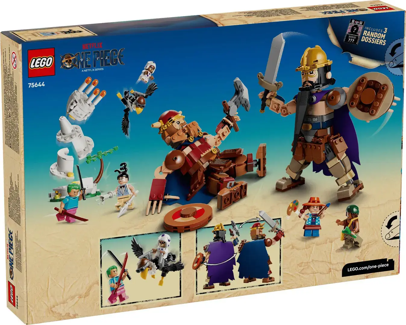 LEGO ONE PIECE 75644 Dorry vs Brogy - Giants of Little Garden