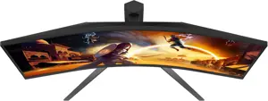 AOC CU34G4 | 34 " | Fast VA | UWQHD | 21:9 | 180 Hz | 1 ms | 3440 x 1440 pixels | 300 cd/m² | HDMI ports quantity 2 | Black