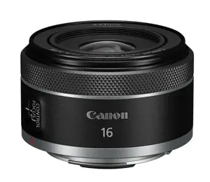 Canon RF 16mm F2.8 STM, itin platus objektyvas, 9/7, Canon RF, automatinis fokusavimas