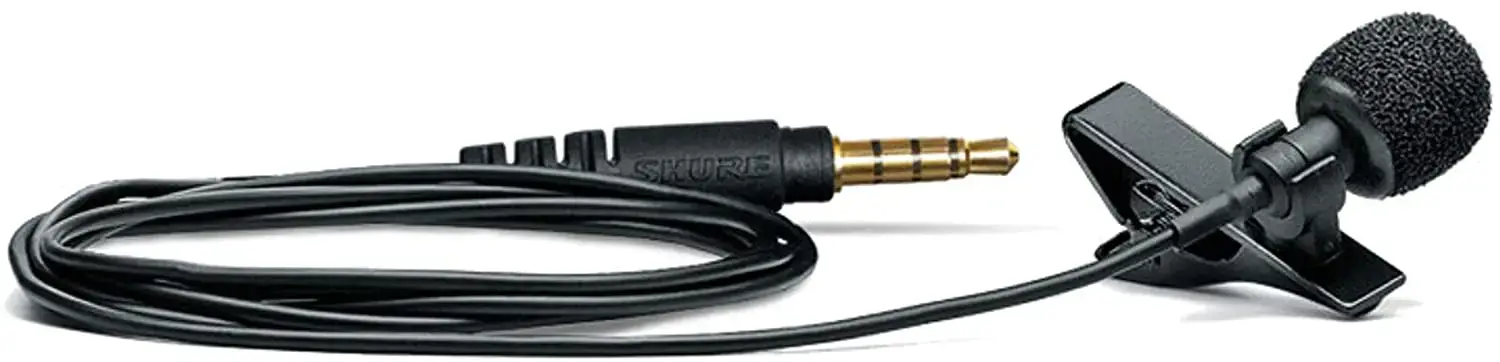 Shure MVL Lavalier Microphone for Smartphone or Tablet
