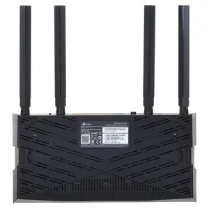 TP-Link ARCHER AX23, "Wi-Fi 6" (802.11ax), dviejų dažnių (2,4 GHz / 5 GHz), Ethernet LAN, 5G, juodas, stalinis maršrutizatorius