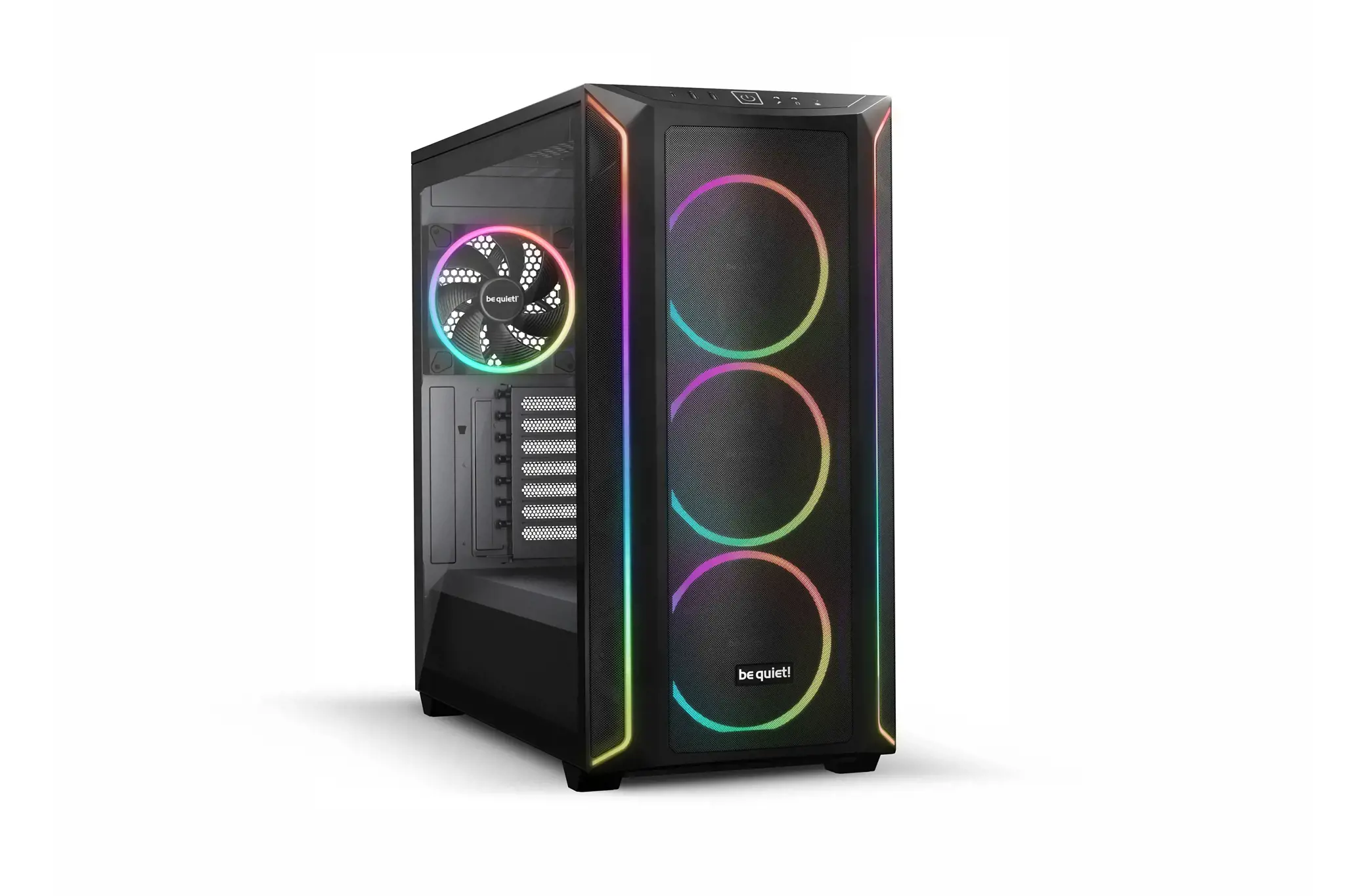 be quiet! Shadow Base 800 FX Black, Midi Tower, PC, Black, ATX, EATX, micro ATX, Mini-ITX, Acrylonitrile butadiene styrene (ABS), Steel, Tempered glass, Multi