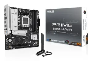 Mainboard ASUS AMD B850 SAM5 Micro-ATX Memory DDR5 Memory slots 4 1xPCI-Express 4.0 16x 1xPCI-Expre…