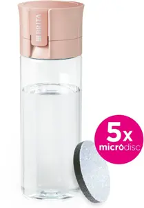 Brita Vital Filtering bottle 0.6 l Pastel peach