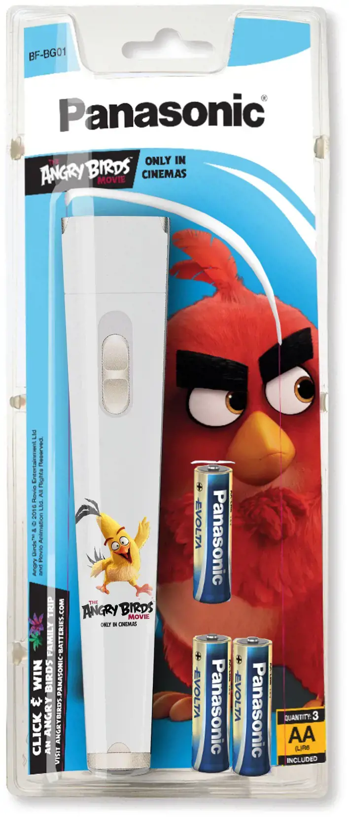 "Panasonic" žibintuvėlis BF-BG01 Angry Birds