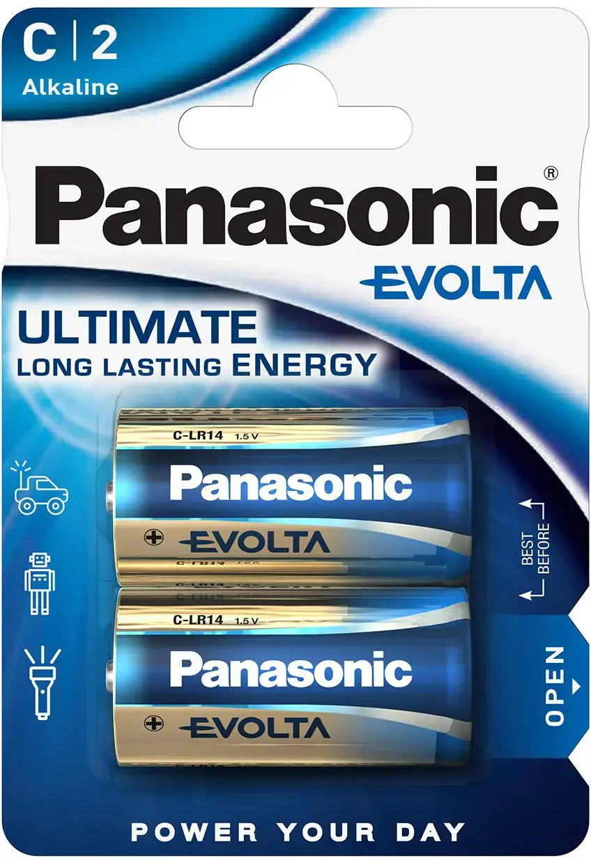 "Panasonic Evolta C C/LR14", šarminis, 2 vnt.