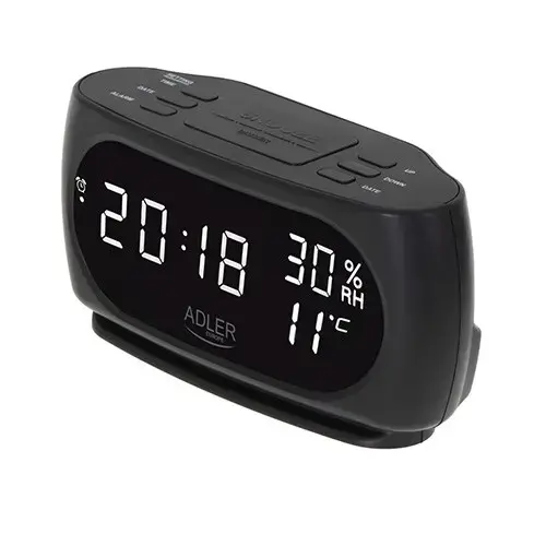 Adler AD 1186 LED clock with thermometer