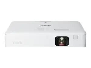 Epson CO-W01, 3000 ANSI liumenų, 3LCD, WXGA (1200x800), 16:10, 635-9601,2 mm (25-378"), 0,9-10,4 m