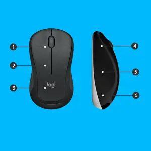 LOGITECH MK540 ADVANCED belaidės klaviatūros ir pelės derinys - US INT L - INTNL