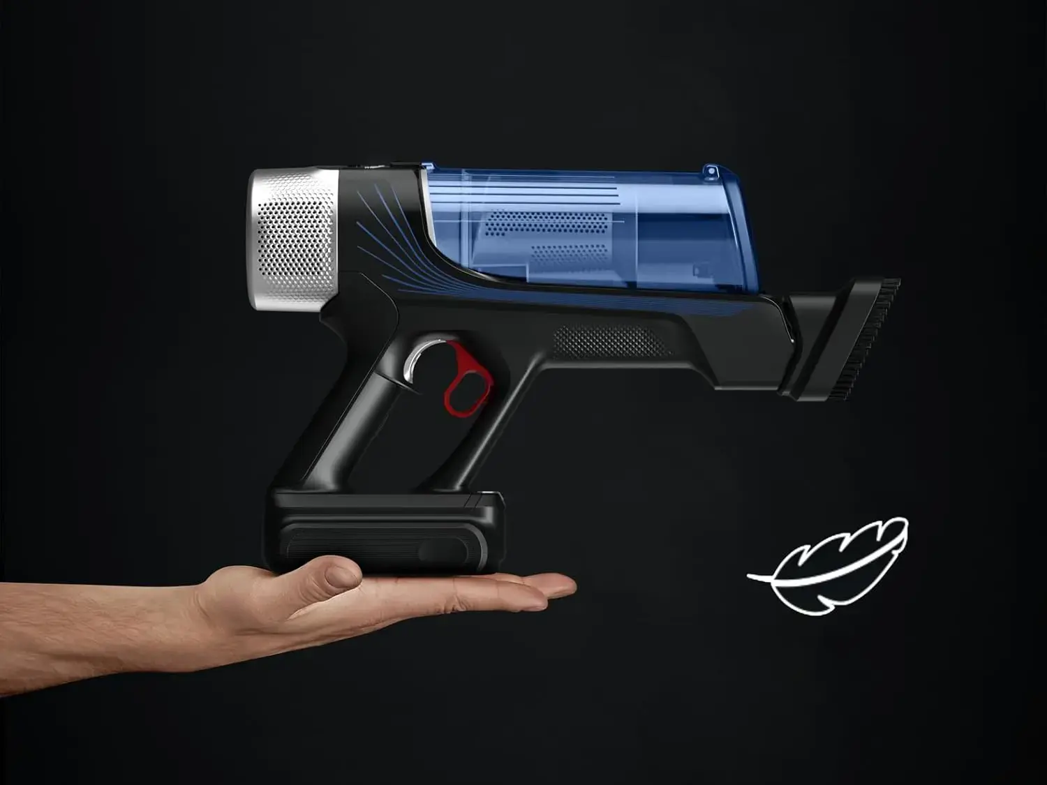 TEFAL Vacuum Cleaner | TY20C7 X-force Flex Aqua | Cordless operating | 250 W | Black/Blue