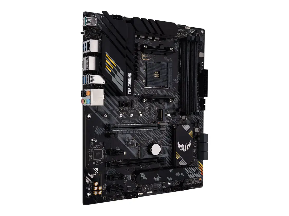 ASUS TUF Gaming B550-PLUS, AMD, "Socket AM4", 3 kartos "AMD Ryzen™ 3", 3 kartos "AMD Ryzen 5", 3 kartos "AMD Ryzen™ 7", 3 kartos..., "Socket AM4", DDR4-SDRAM, 128 GB