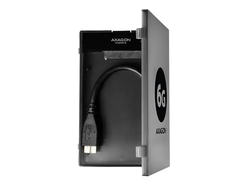 AXAGON ADSA-1S6 USB3.0 - SATA 6G UASP HDD išorinis adapteris su dėklu