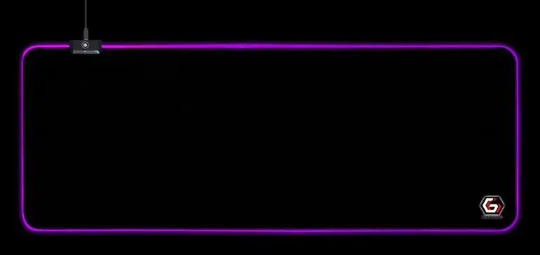 GEMBIRD MP-GAMELED-L Žaidimų pelės kilimėlis su LED šviesos efektu L dydis 300 x 800 mm