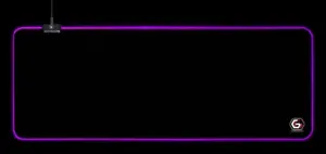 GEMBIRD MP-GAMELED-L Žaidimų pelės kilimėlis su LED šviesos efektu L dydis 300 x 800 mm