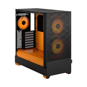 FRACTAL DESIGN "Pop Air" RGB oranžinis šerdis TG skaidrus atspalvis