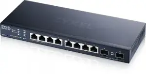 ZYXEL XMG1915-10E, 8 PRIEVADŲ 2.5GBE, 2 SFP+ IŠMANUSIS KOMUTATORIUS, HYBIRD REŽIMAS, AUTONOMINIS AR…