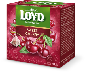Vaisinė arbata LOYD, vyšnių skonio, 20 x 2g