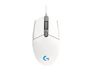 LOGITECH G203 LIGHTSYNC žaidimų pelė balta