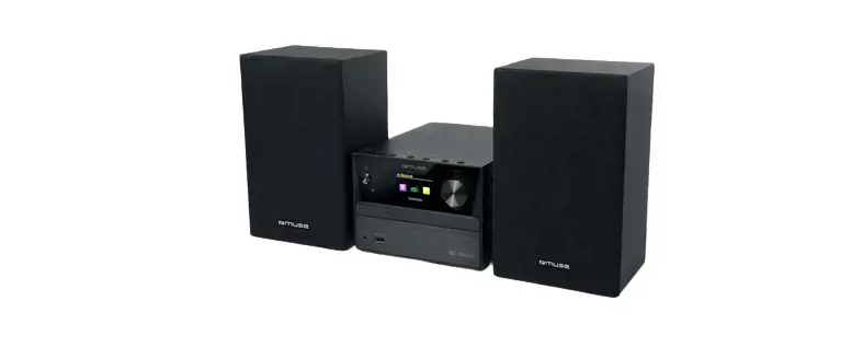 "Muse" "Bluetooth" mikrosistema su DAB+/FM radiju .M-70 DBT 2x20 W, "Bluetooth", CD grotuvas, AUX įvestis