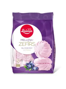 LAIMA zefyrai, mėlynių skonio, 200 g