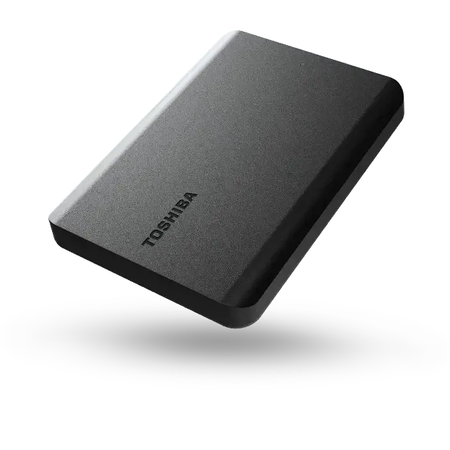 TOSHIBA CANVIO BASICS 2,5 colio 2 TB išorinis kietasis diskas USB 3.2 Gen 1, juodas