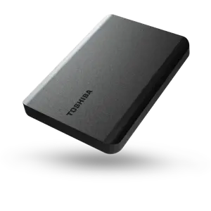TOSHIBA CANVIO BASICS 2,5 colio 2 TB išorinis kietasis diskas USB 3.2 Gen 1, juodas