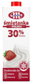 Plakamoji grietinėlė, 30%, UAT, 1 l