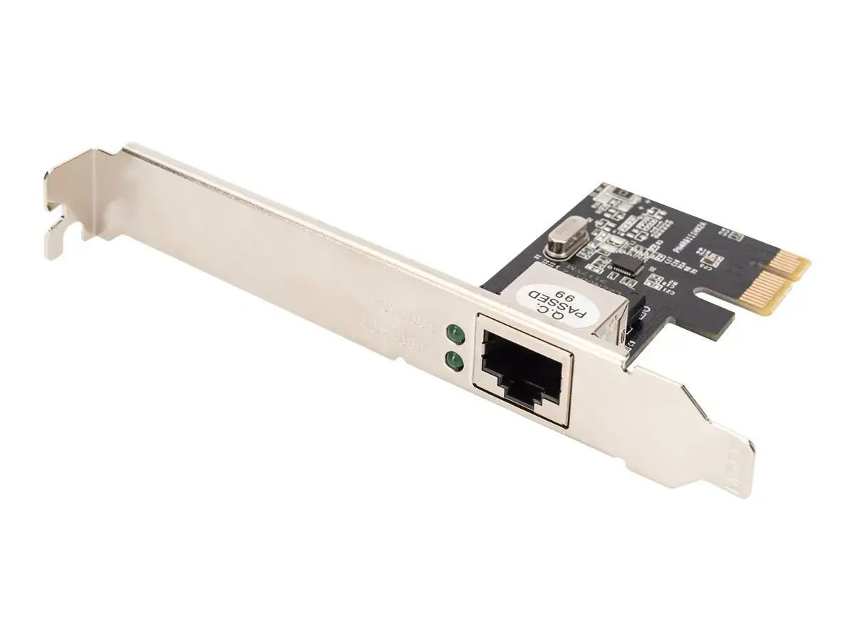 DIGITUS Gigabit Ethernet PCI Express kortelė 32 bitų žemo profilio laikiklis Realtek RTL8111H