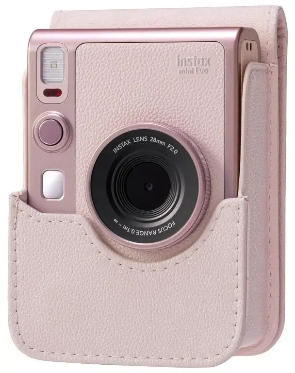 Fujifilm Instax Mini Evo case, gentle rose